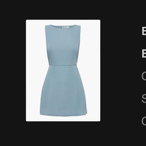Aritzia babaton bond dress size 2 color slab blue, worn once
